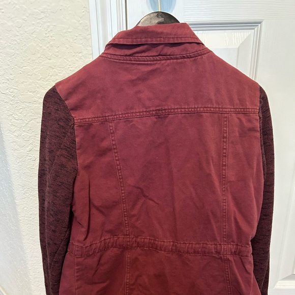 Women’s Burgundy Jacket size large by Ashley 26 International - Picture 5 of 8